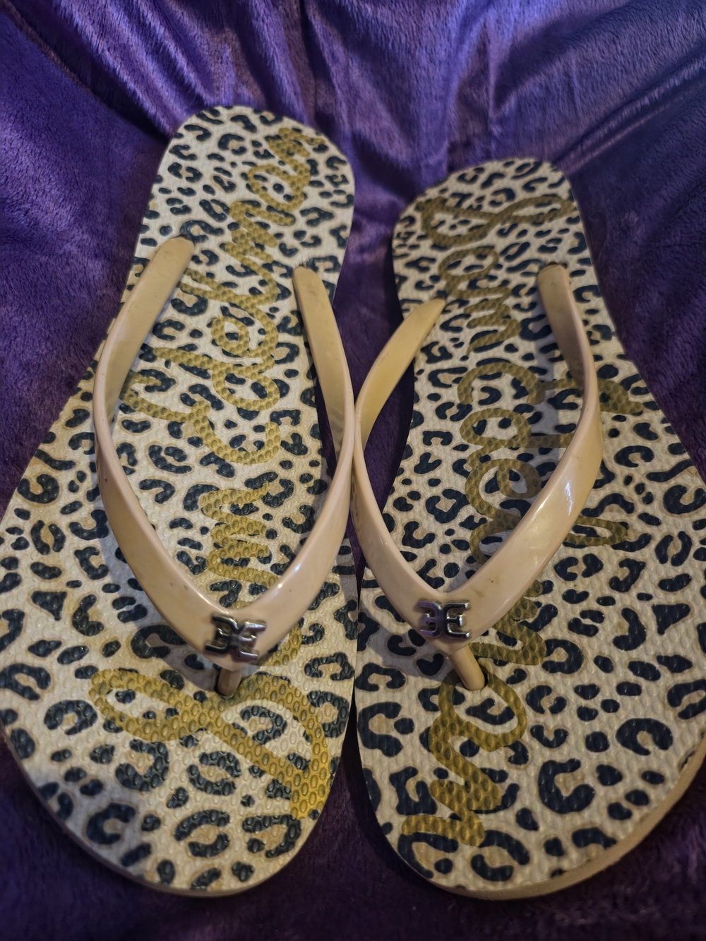 leopard-print sandals by SAM EDELMAN sz6.5